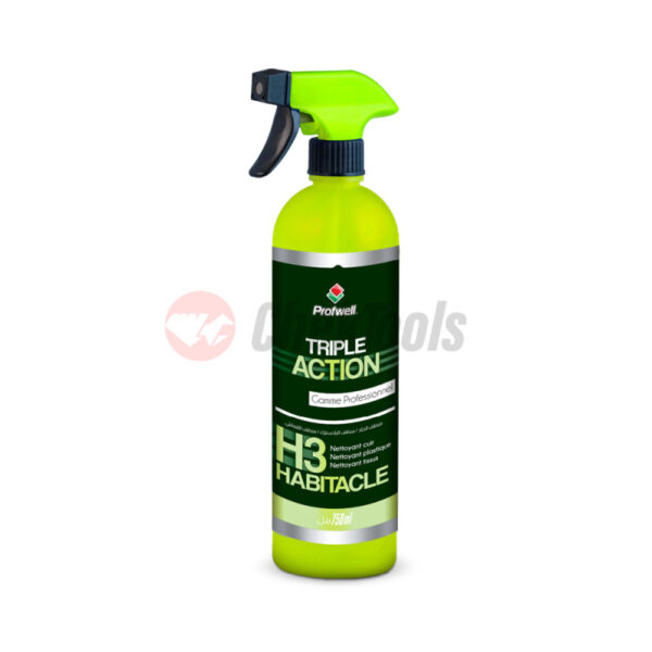 منظف 3 في 1 لبلاستيك و مقاعد السيارة قماش و جلد PROFWELL H3 - Image 5